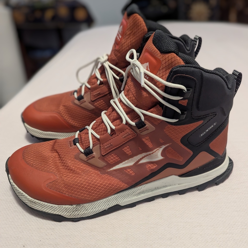 Altra Men's Athletic Shoes - Orange ( Dark Clay)and Black - Picture 9 of 12